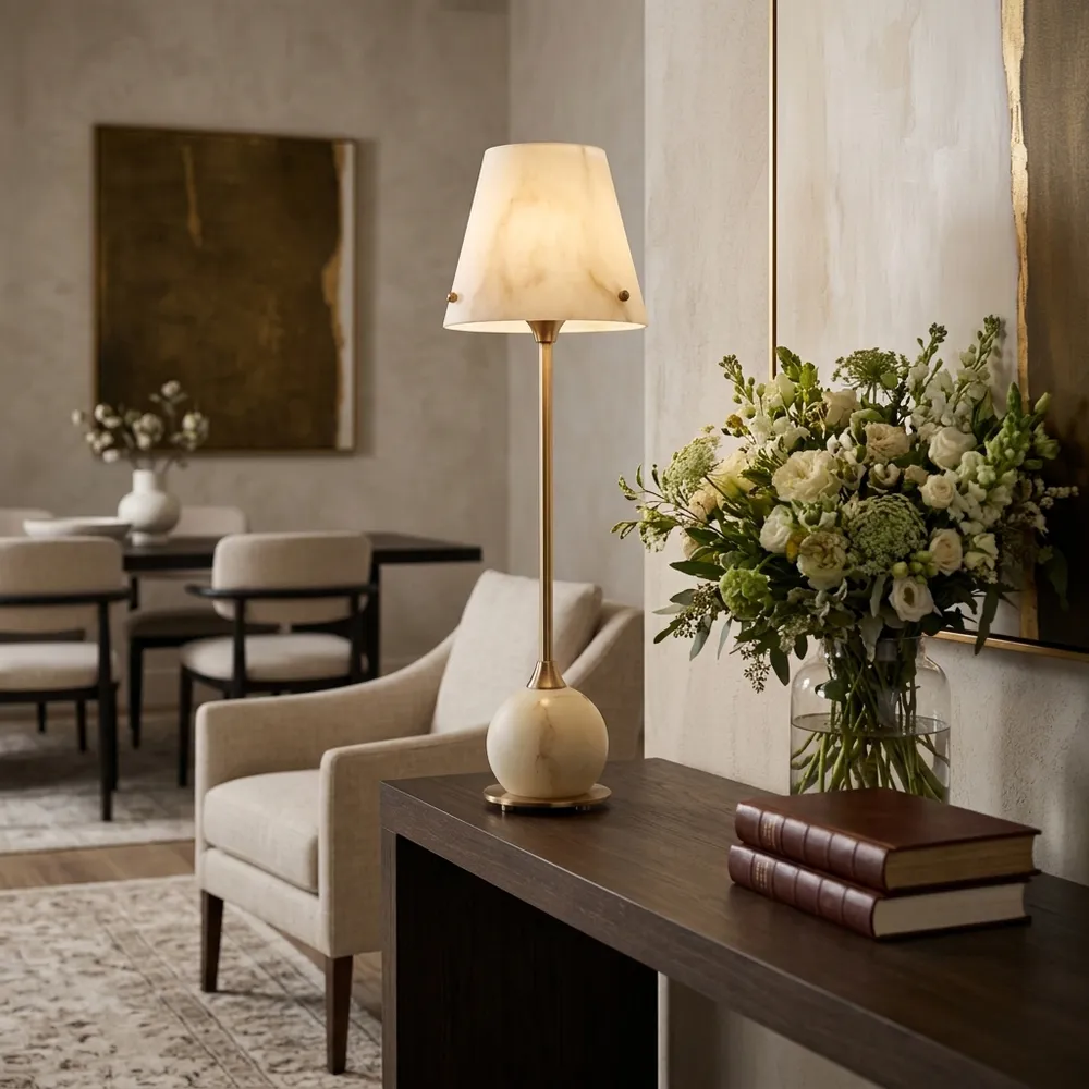 DEMPSEYWORTH IVORY LAMP 29 (IN)