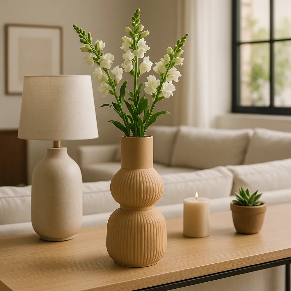 MORRISFORD BROWN VASE 12 (IN)