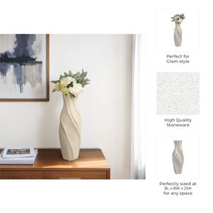 DORIANWIND IVORY VASE 25 (IN) 10