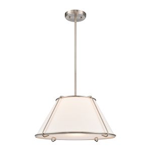Regalia 18'' Wide 1-Light Pendant - Satin Nickel 1