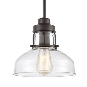 Manhattan Boutique 9'' Wide 1-Light Mini Pendant - Oil Rubbed Bronze 2