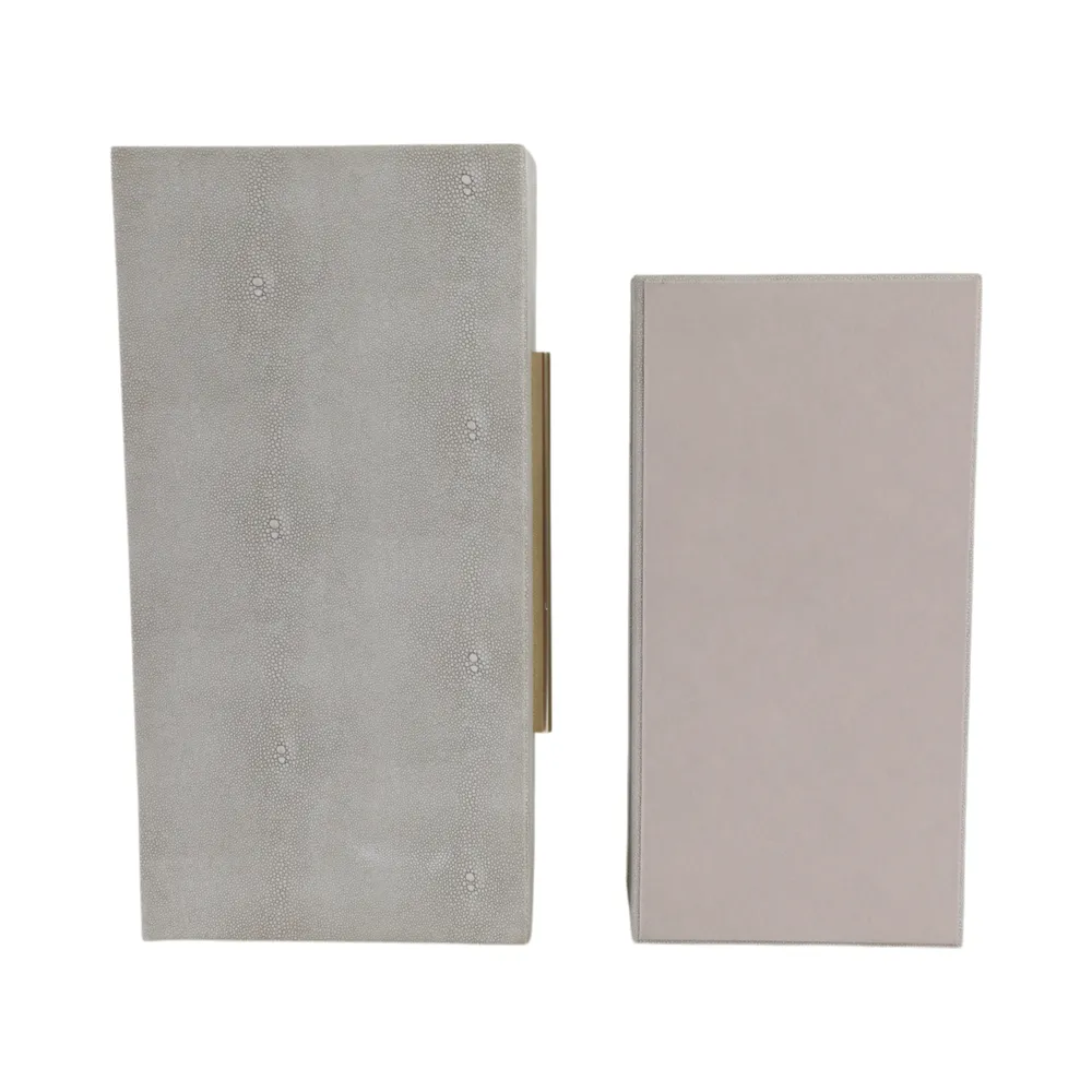 DAVINPARK SET OF 2 IVORY BOXES 4 (IN)