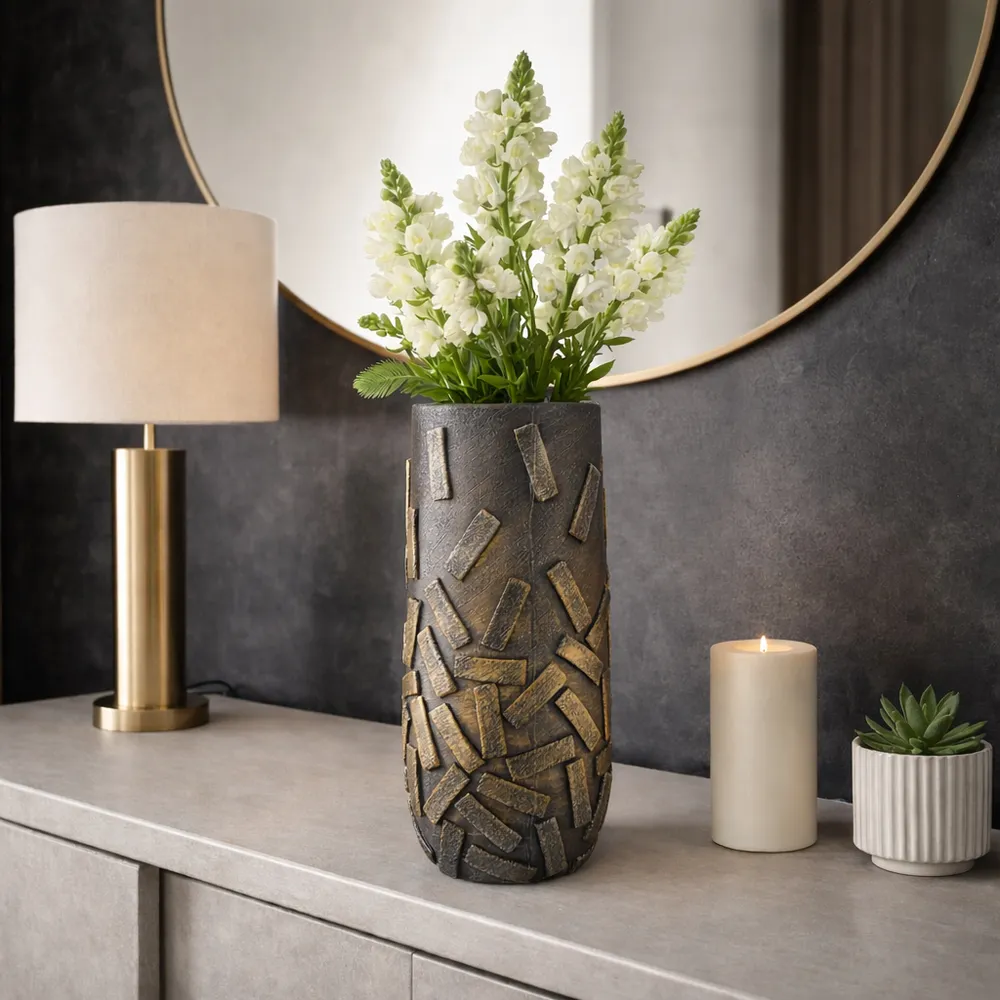 HAWLEYFORD BRONZE VASE 15 (IN)