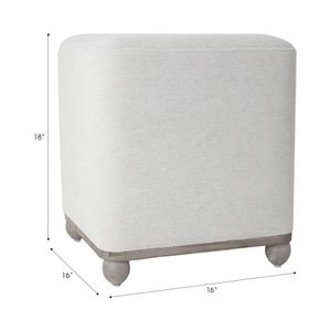 HEYDONRIDGE IVORY STOOL 18 (IN) 9