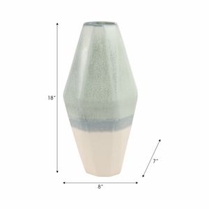 ROMANROSE BLUE VASE 18 (IN) 9