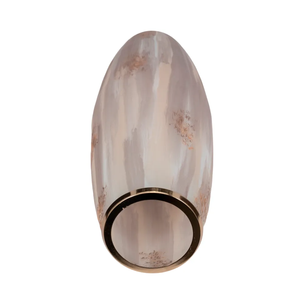 WOODSONCLIFF TAN GLASS VASE 31 (IN)