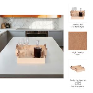 ELDERLEY SET OF 2 BRONZE TRAY 6 (IN) 9