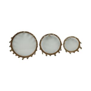 FRAZIERSTONE SET OF 3 GOLD TRAY 6 (IN) 9