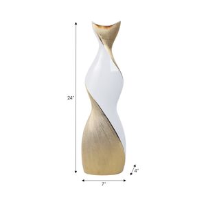 BRICESTONE GOLD VASE 24 (IN) 8