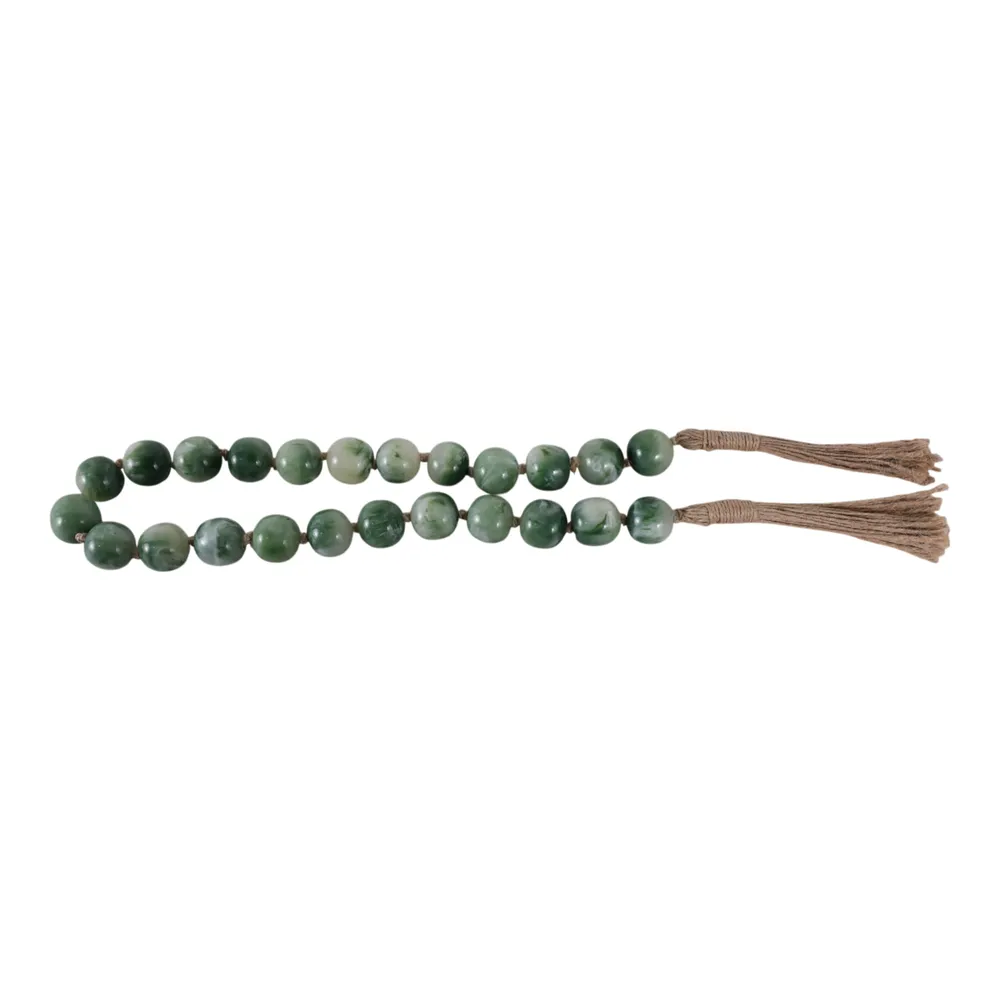 ROSSROSE GREEN BEAD 1 (IN)