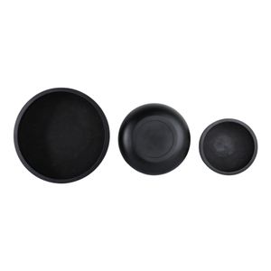 SHAYHOLM SET OF 3 BLACK PLANTER 6 (IN) 7