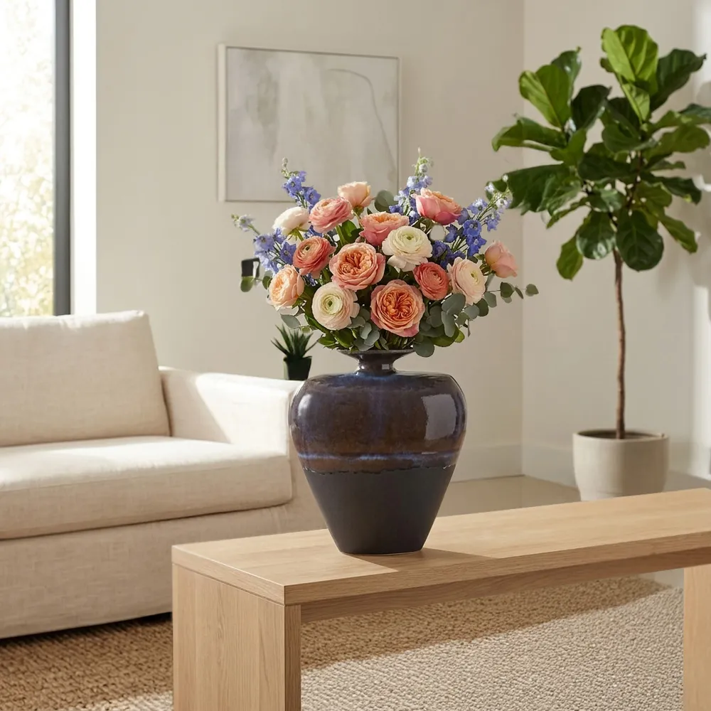 GRAHAMFIELD WHITE VASE 15 (IN)