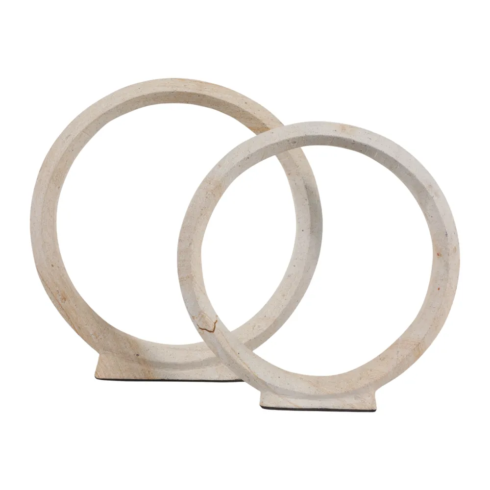 VERNONGROVE SET OF 2 BROWN DECOR 12 (IN)