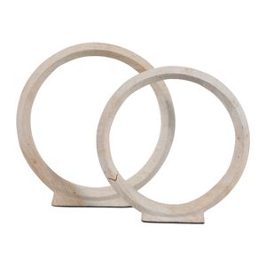 VERNONGROVE SET OF 2 BROWN DECOR 12 (IN) 1