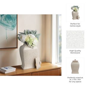 VALEBURN BEIGE JAR 16 (IN) 10