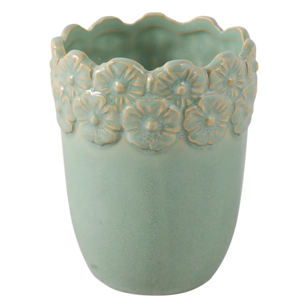 DUNBARMILL GREEN PENCIL CUP 5 (IN)