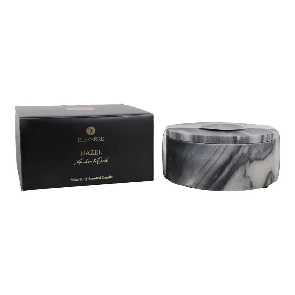 STONELEY BLACK CANDLE 4 (IN)