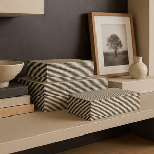 TILTONBROOK SET OF 3 WHITE BOXES 4 (IN) 2