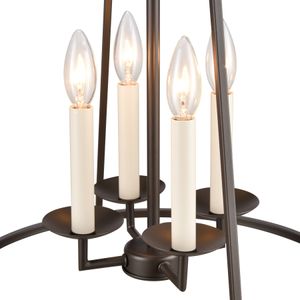 Joanie 17.25'' Wide 4-Light Pendant - Old Bronze 4