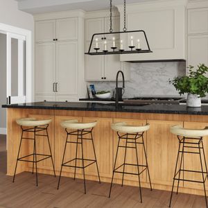 Joanie 34'' Wide 6-Light Linear Chandelier - Old Bronze 8