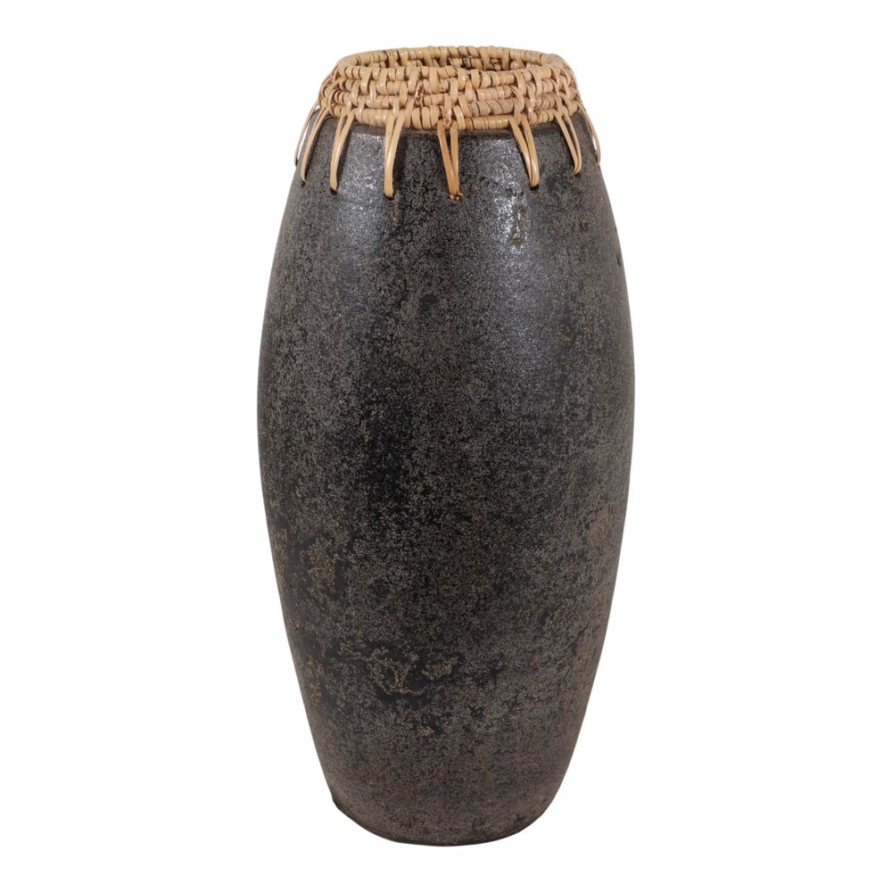 BYRONHOLM BLACK VASE 16 (IN)