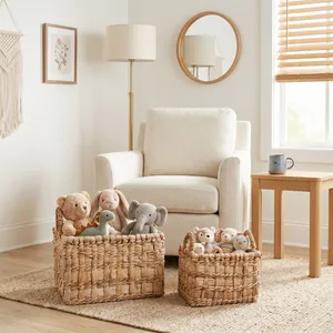 BENNETTON SET OF 2 BROWN STORAGE 17 (IN) 10