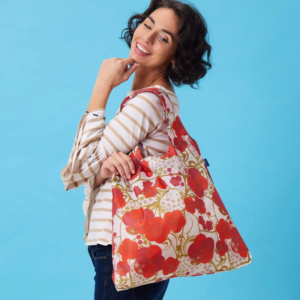 Kintsugi blu Reusable Shopping Bag