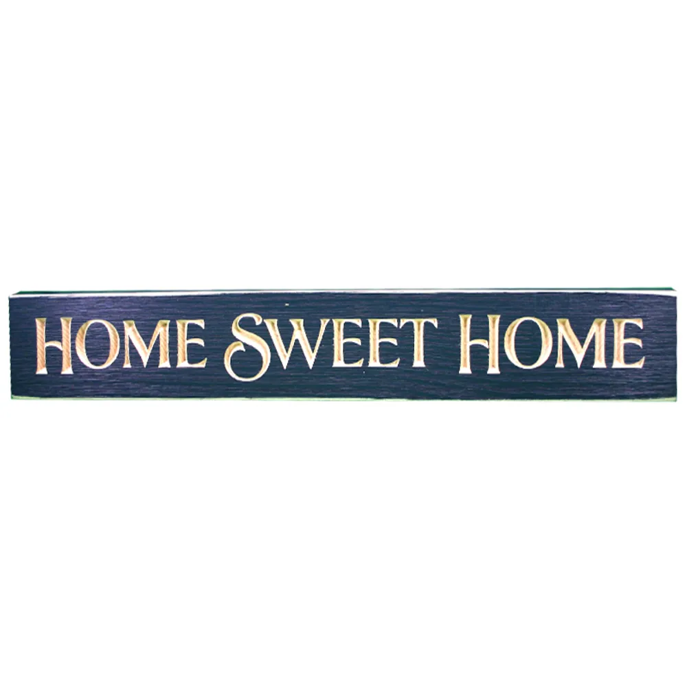 24" USA HOME SWEET HOME ROUTED BARNWOOD