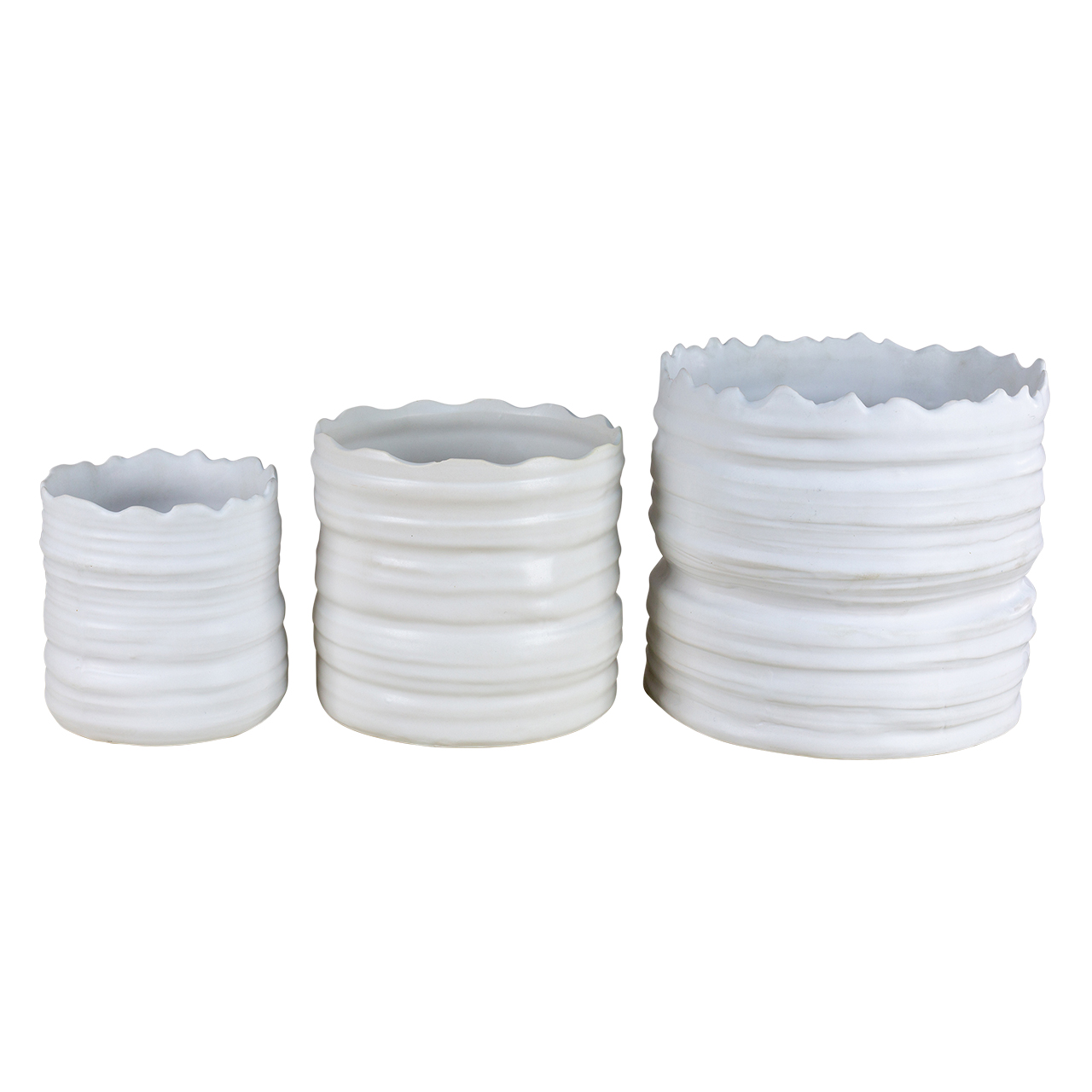 Lace Planters -Set 3 2