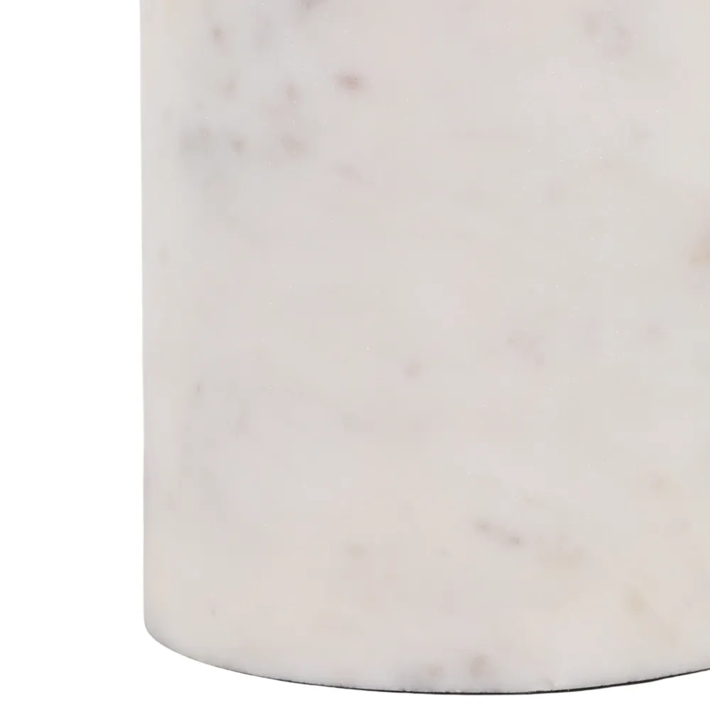HEMMINGWELL WHITE TABLE 25 (IN)