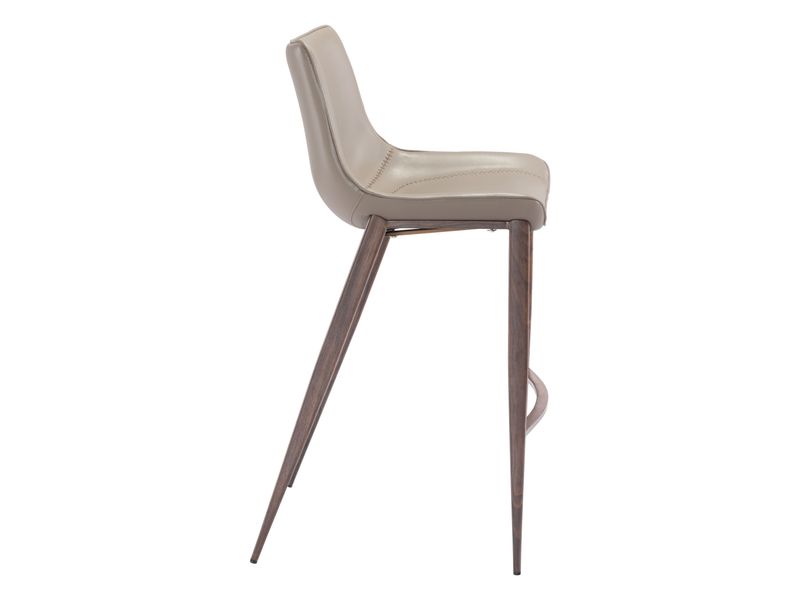 Magnus Barstool Brown & Walnut 3