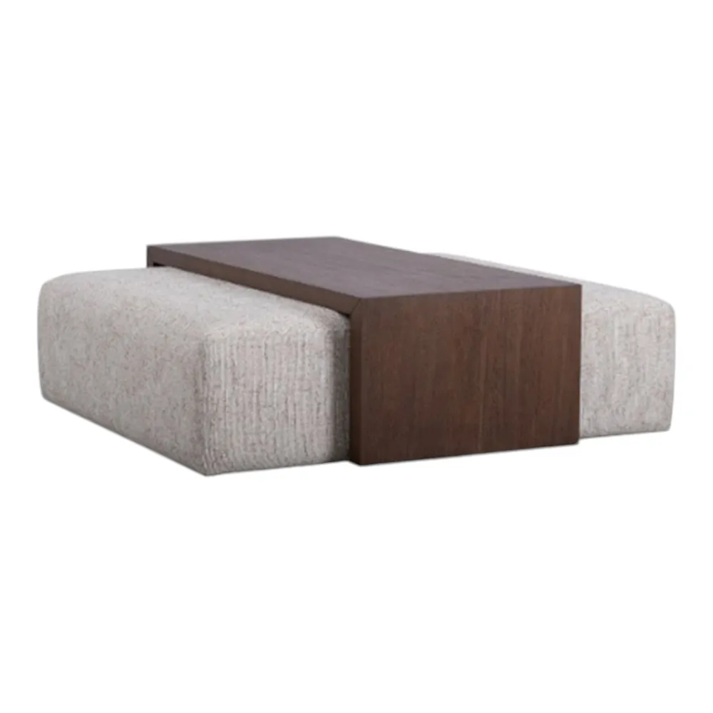 DRYDENFORD IVORY OTTOMAN 17 (IN)