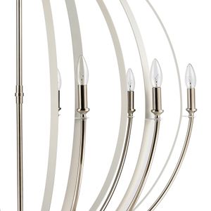 Rotunde 38'' Wide 10-Light Chandelier - Matte White 4