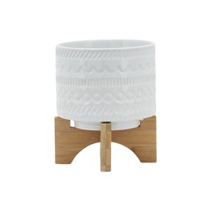 DORSETPORT WHITE PLANTER 8 (IN) 3