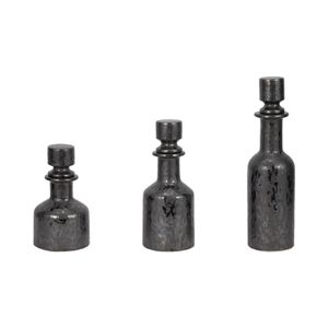 RAESIDE SET OF 3 BLACK VASES 15 (IN) 1