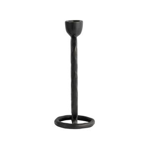 SHELTONRUN BLACK CANDLE HOLDER 8 (IN) 4