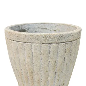 DUFFYLAKE SET OF 3 TAN PLANTER 13 (IN) 3