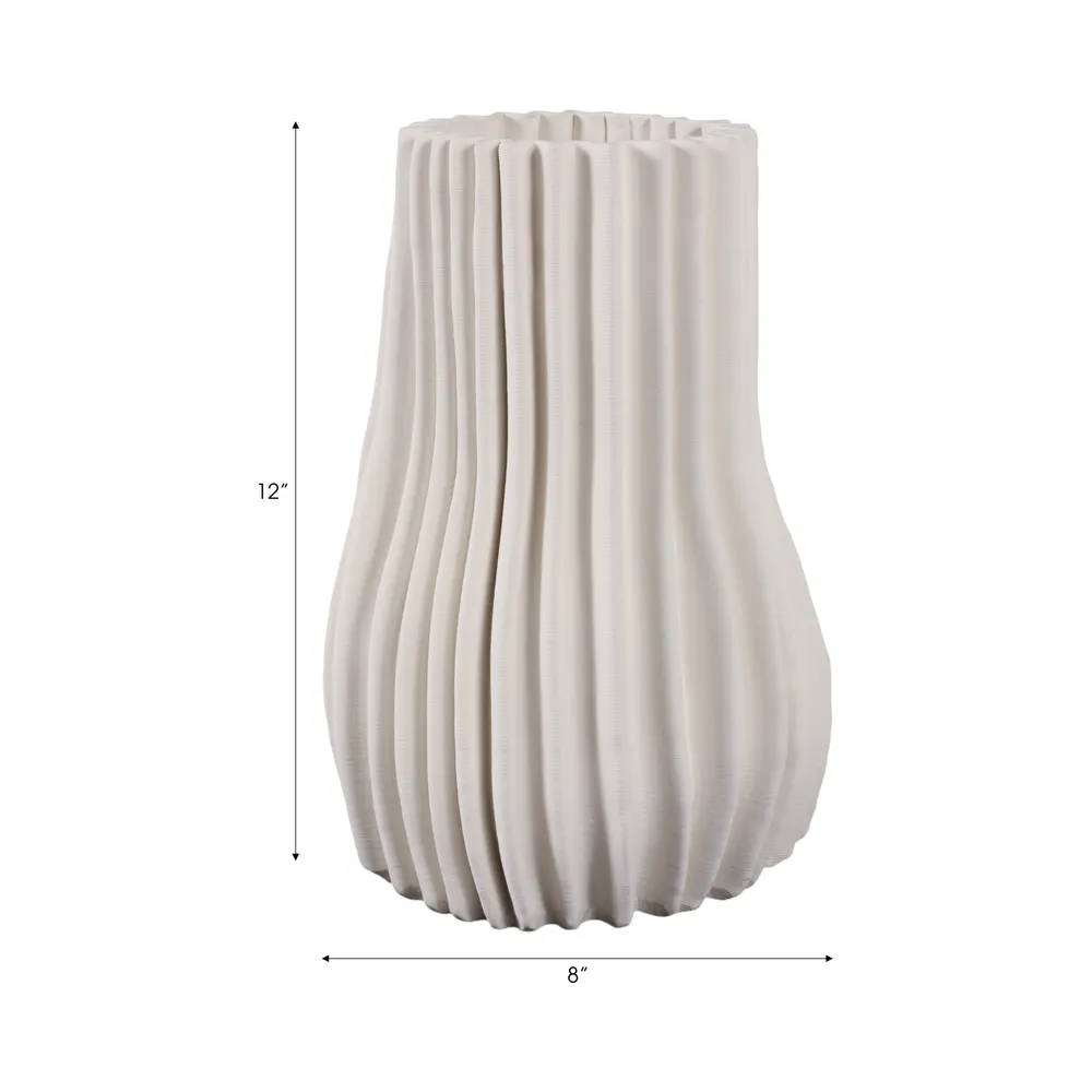 FIONAGROVE IVORY VASE 12 (IN)