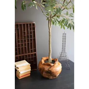 Teakwood Urn 4