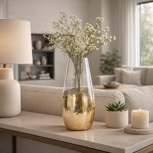REEDMORE CLEAR GLASS VASE 15 (IN) 11