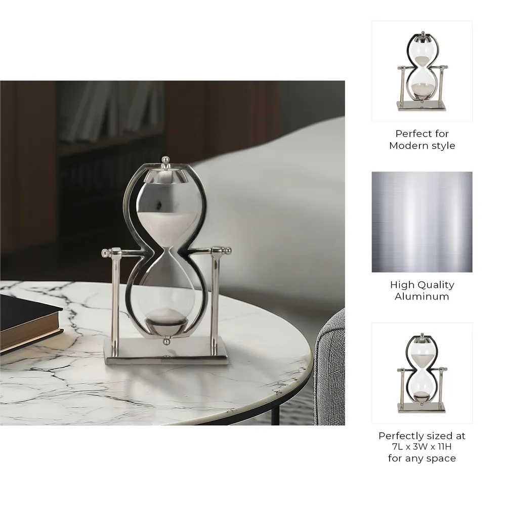 DIXONLAND SILVER HOURGLASS 11 (IN)