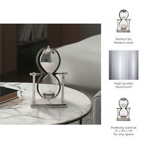 DIXONLAND SILVER HOURGLASS 11 (IN) 9