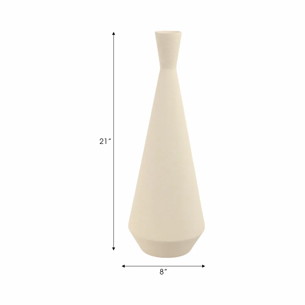 ENSLEYCROSS WHITE VASE 21 (IN)