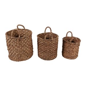 WYLERHOLM SET OF 3 BROWN STORAGE 21 (IN) 6