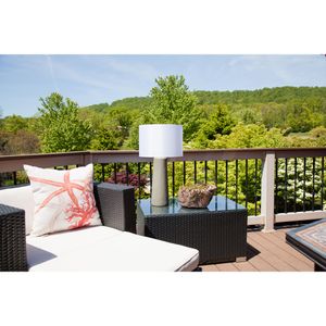 Eilat 27'' High 1-Light Outdoor Table Lamp - Concrete 5