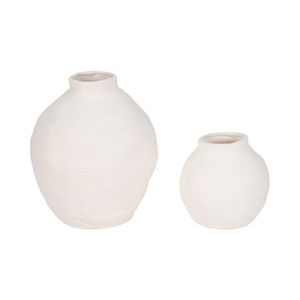 DENNINGHOLM WHITE VASE 7 (IN) 8
