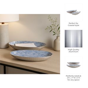 DEMPSEYFORD SET OF 2 BLUE BOWLS 5 (IN) 11