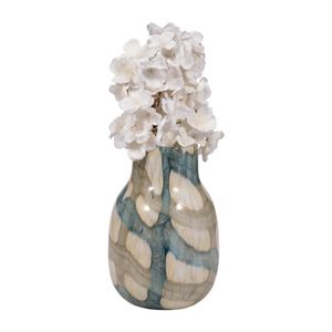CRANEWORTH BLUE GLASS VASE 10 (IN) 3