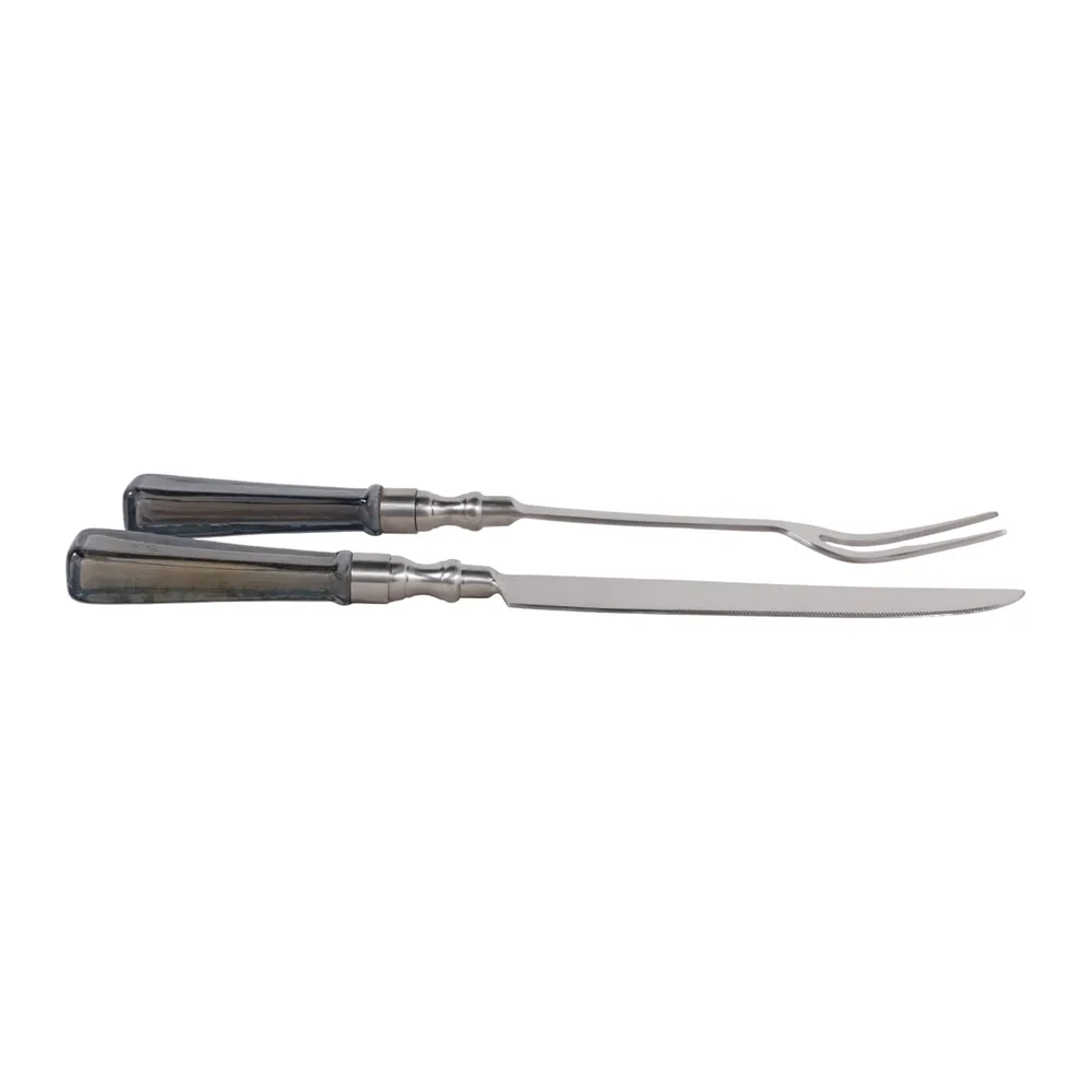 GRAYSONSTONE SET OF 2 SILVER SERVEWARE 1 (IN)