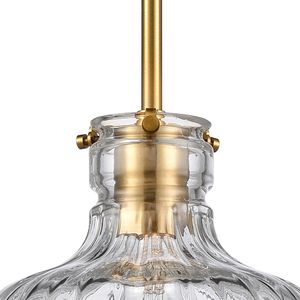 Orinoco 8'' Wide 1-Light Mini Pendant - Satin Brass 3